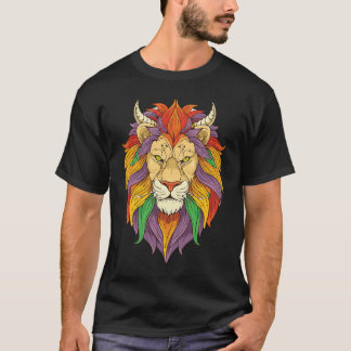 Camiseta Tribal Lion Head