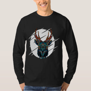Camiseta Tribal Moose Head