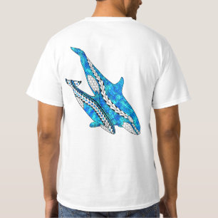 Camiseta Tribal Orca Whales