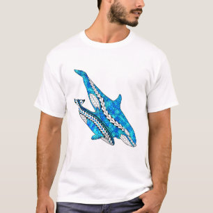 Camiseta Tribal Orca Whales