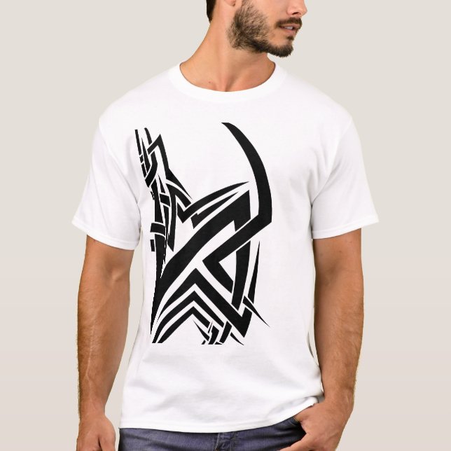 Camiseta Tribal preto (Frente)