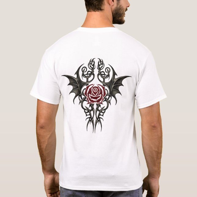 Camiseta Tribal Rose Emblem (Verso)