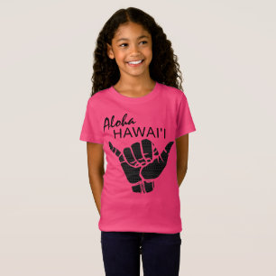 Camiseta TRIBAL SHAKA (HANG LOOSE) - ALOHA HAWAII Blk