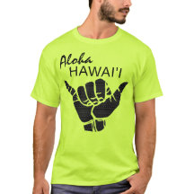 TRIBAL SHAKA (HANG LOOSE) - ALOHA HAWAII Blk