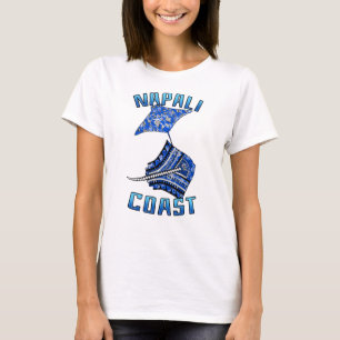 Camiseta Tribal Stingray da Costa do Havaí de Napali