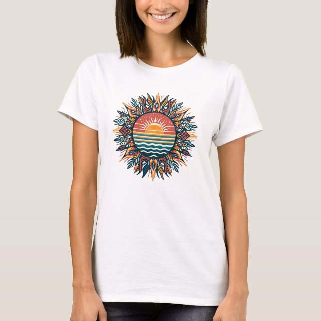 Camiseta Tribal Summer Sun (Frente)