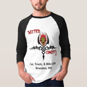 Camiseta tribal-tattoo2, 2fl-green-grinning-skull-ho, TW…