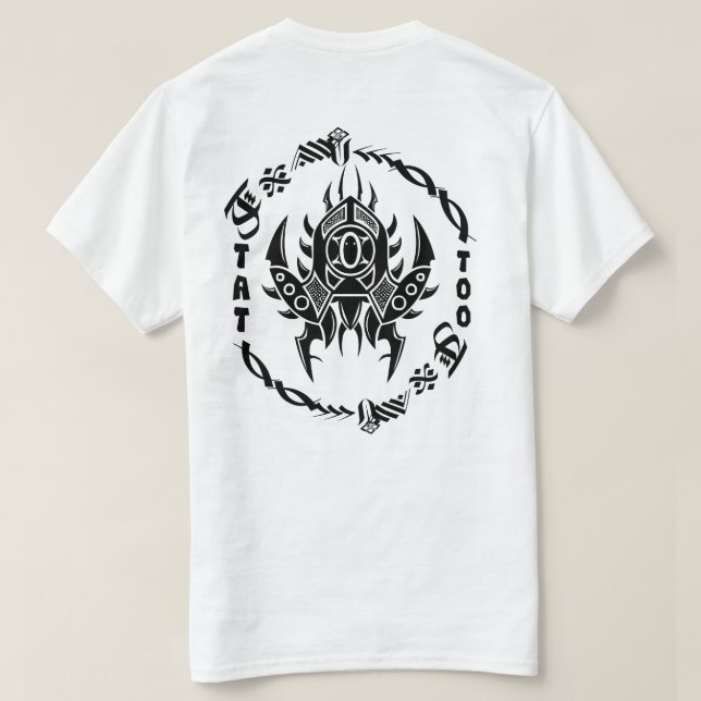 Camiseta Tribal Tattoo T-Shirt (Verso do Design)