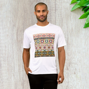 Camiseta Tribal Tribal Aztec Pattern Boho Geométrico