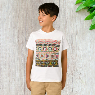 Camiseta Tribal Tribal Aztec Pattern Boho Geométrico