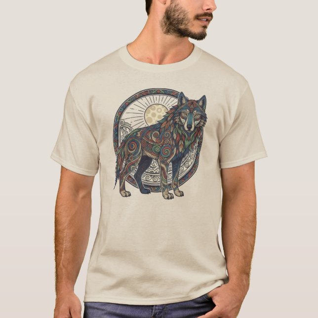 Camiseta Tribal Wolf (Frente)