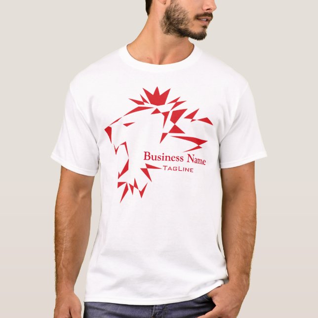 Camiseta Tribe Crowned Lion for Business T-Shirt (Frente)
