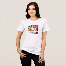 Camiseta TriBlend Engraçada Querido Papai Noel Man