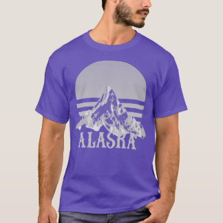 Camiseta Triblend para Montanhas do Estado do Alasca