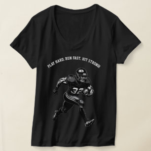 Camiseta Triblend Sh do Jogador de Futebol Americano