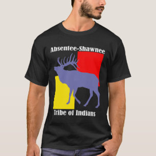 Camiseta Tribo Absentee-Shawnee de índios