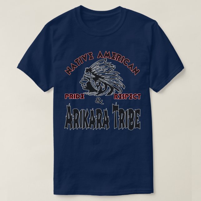 Camiseta Tribo Arikara Americana Nativa  (Frente do Design)