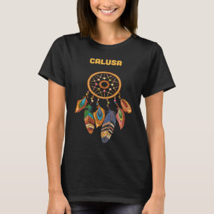 Camiseta Tribo Calusa Sonho Orgânico Nativo Americano