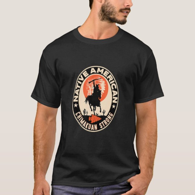 Camiseta Tribo Chimakuan: Árvore Ortod Nativo Americana (Frente)