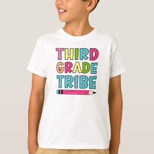 Camiseta Tribo Colorida Do Terceiro Grau De Volta À Escola