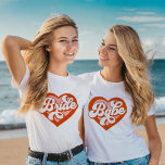 Camiseta Tribo da Noiva Bebê Camiseta Solteira Ret<br><div class="desc">Camiseta da Noiva Bebê Camiseta Solteira Retro Camiseta da Noiva
Vintage Noiva Para Ser Dama de Honra da Noiva Tribo da Noiva</div>