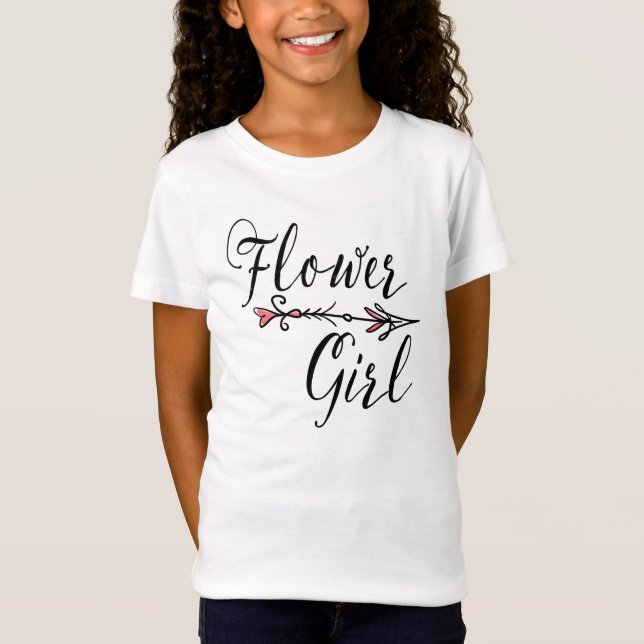 Camiseta Tribo das Noivas da Flor Girl | T-shirt (Frente)