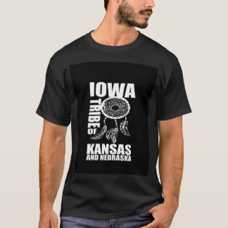 Camiseta Tribo de Iowa do Kansas e da T-Shirt Gráfica de Ne