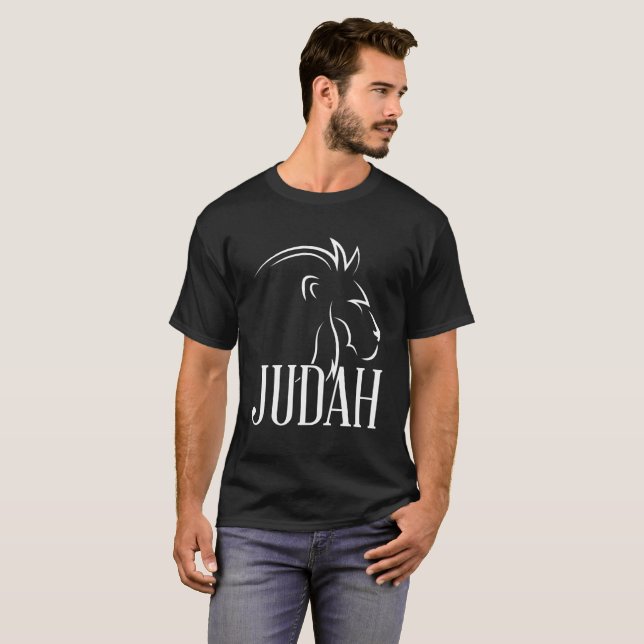 Camiseta Tribo De Judah Lion Messiânico Yahshua Tee (Frente Completa)