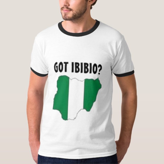 Camiseta tribo do ibibio, t-shirt de Nigéria e etc. (Frente)