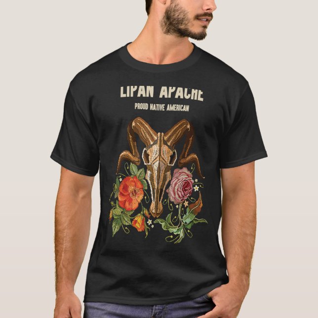 Camiseta Tribo Indígena Apache Lipan Indígena BOHO (Frente)