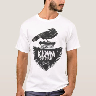Camiseta Tribo Kiowa - Espírito Nativo Americano Raven
