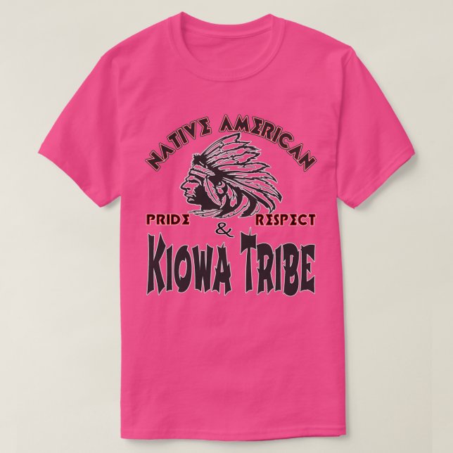 Camiseta Tribo Nativa Americana de Kiowa  (Frente do Design)