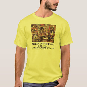 Camiseta Tribuna Do Uffizi Por Johann Zoffany Art Sobre Art