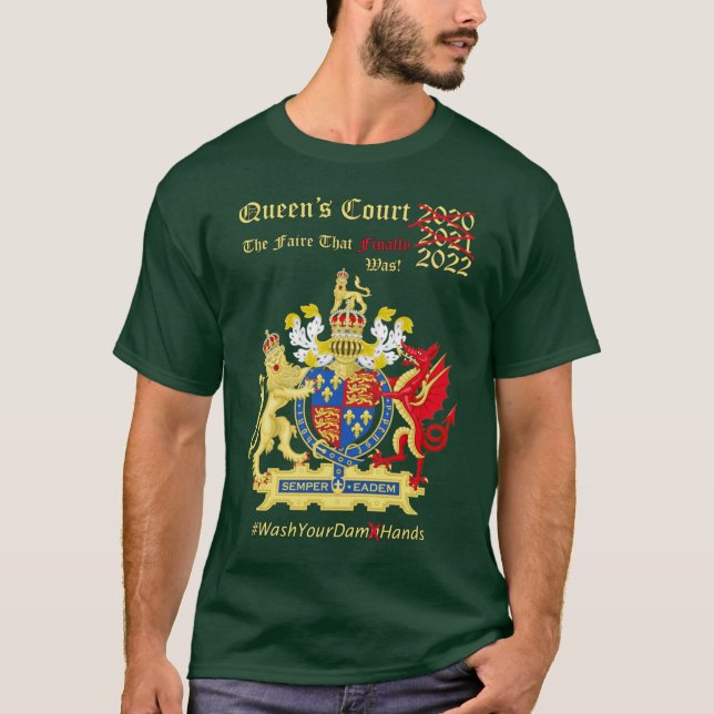 Camiseta Tribunal da Rainha 2022 T-Shirt (Frente)