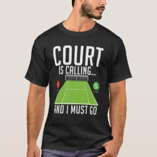 Camiseta Tribunal está chamando e eu devo ir Tênis