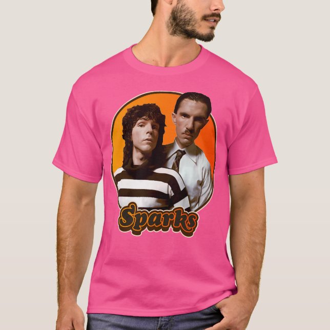 Camiseta Tributação de Banda do Retro Sparks (Frente)