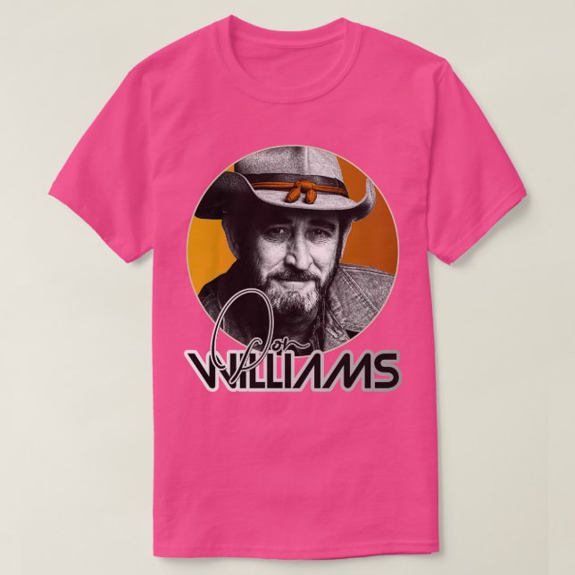 Camiseta Tributação Dourada a Don Williams Country (Frente do Design)