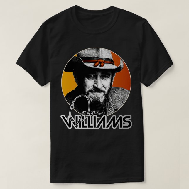Camiseta Tributação Dourada a Don Williams Country (Frente do Design)