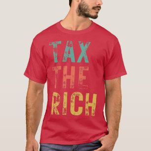 Camiseta Tributar o rico e engraçado dia do imposto do cont