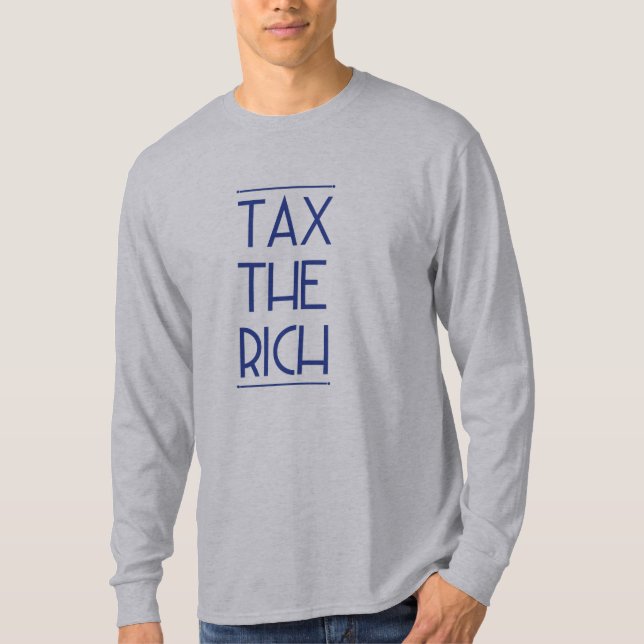 Camiseta Tributar Os Ricos! (Frente)