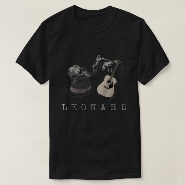 Camiseta Tributo a Leonard (Frente do Design)