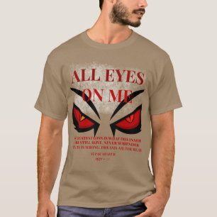 Camiseta Tributo a Tupac Shakur Todos os Olhos em Mim Citaç