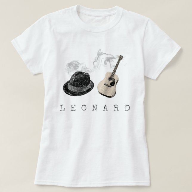 Camiseta Tributo ao desenho de Leonard (Frente do Design)