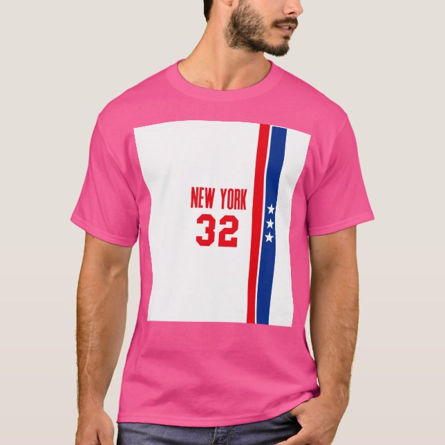 Camiseta Tributo Ao Dr. J - Julius Erving Nba Basball Ny (Frente)