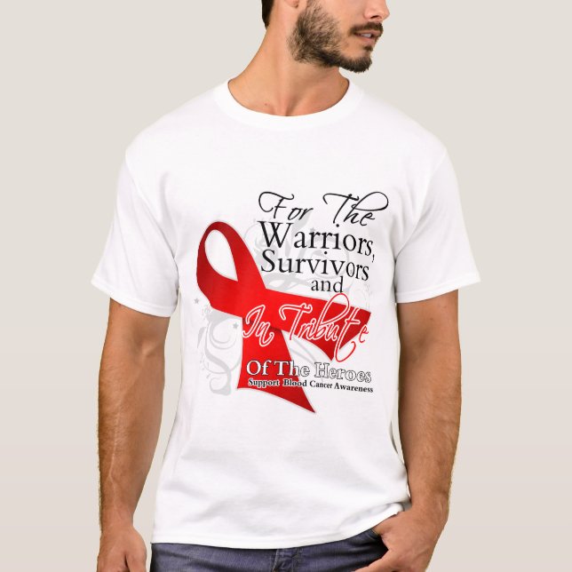 Camiseta Tributo - cancer de sangue (Frente)