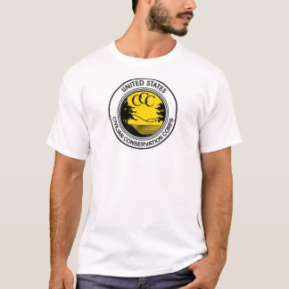 Camiseta Tributo civil do corpo da conservação do CCC