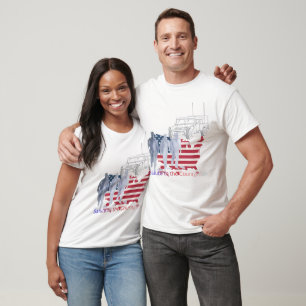 Camiseta Tributo corações bravos branco