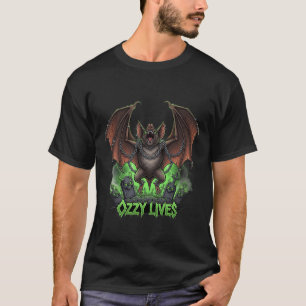 Camiseta Tributo de Bat Metal Voador - Vidas Ozzy