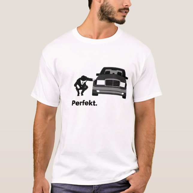 Camiseta Tributo de Mercedes w124 124 (Frente)
