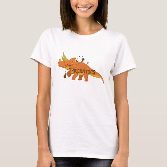 Camiseta Tricerátops (Frente)